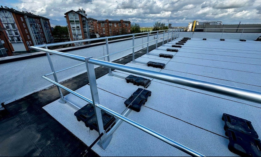 Installazione parapetti autoportanti
